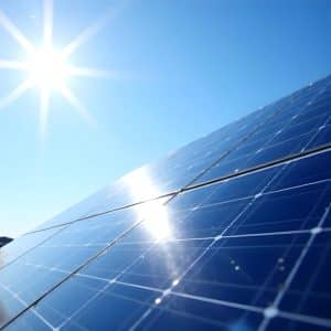 Energía renovable y sostenible mediante paneles solares